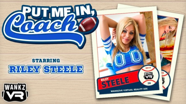 Riley Steele Makes A Sporty WankzVR Debut In Put Me In Coach Virtual Reality Reporter