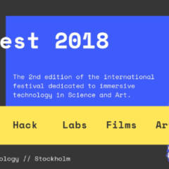 VR Scientific Festival 2018 Presents The Virtual Reality Cinema Program