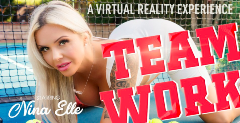 VR Bangers Features Nina Elle In Team Work VR Porn Scene Virtual