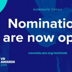 VR Awards 2019 Opens 3rd Year of Nominations