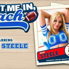 Riley Steele Makes a Sporty WankzVR Debut in ‘Put Me In, Coach!’