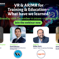 VR & AR/MR for Training & Education – Aggreko, Boston Children’s Hospital and More