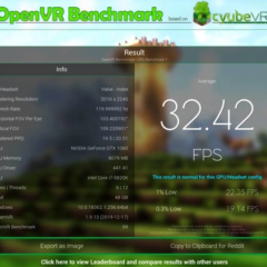 Introducing OpenVR Benchmark: The Real VR Benchmark Software