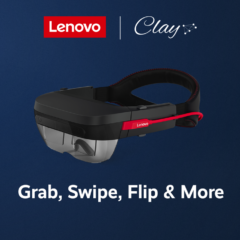 Clay AIR Band Tracking and Gesture Recognition to Lenovo™ ThinkReality™ A6 Headset